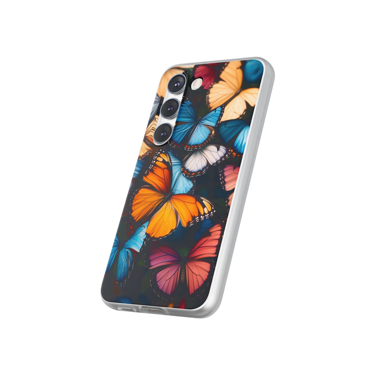 Beautiful Butterfly Phone Case for iPhone and Samsung. Flexi Phone Case, Soft Case