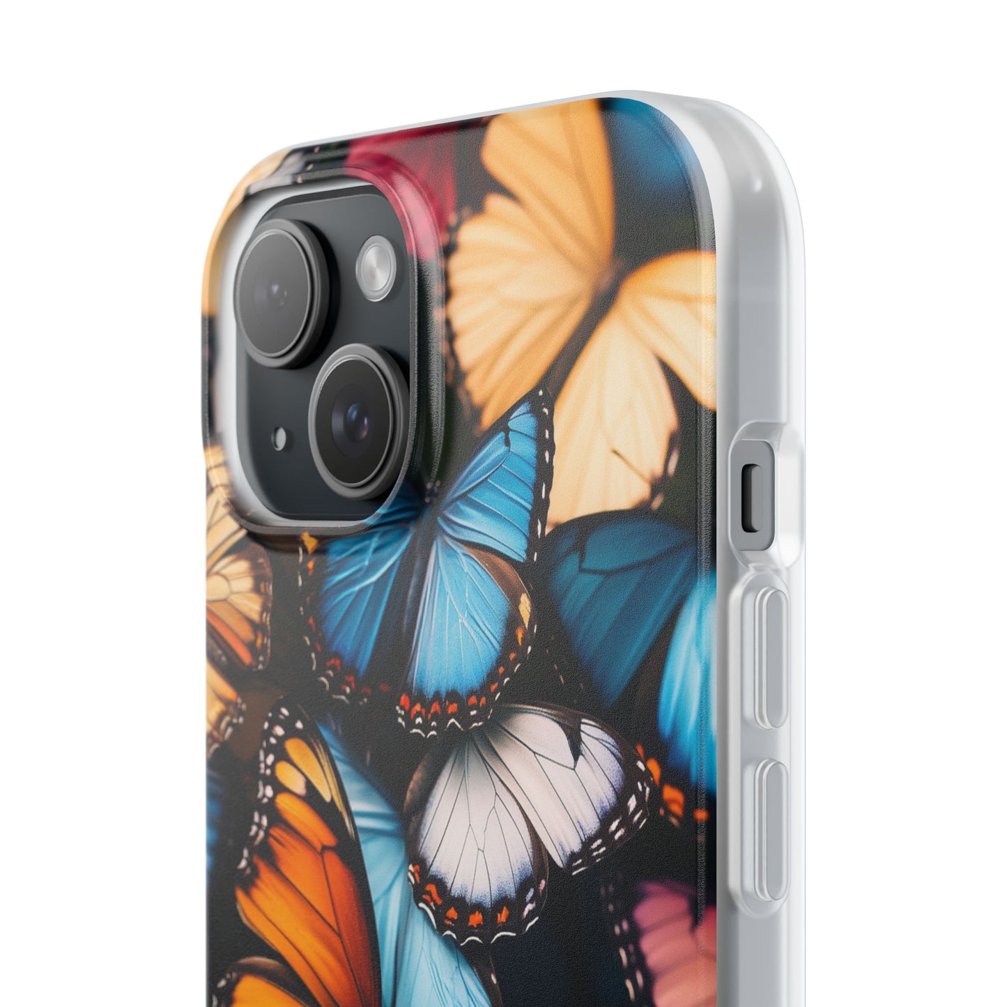 Beautiful Butterfly Phone Case for iPhone and Samsung. Flexi Phone Case, Soft Case