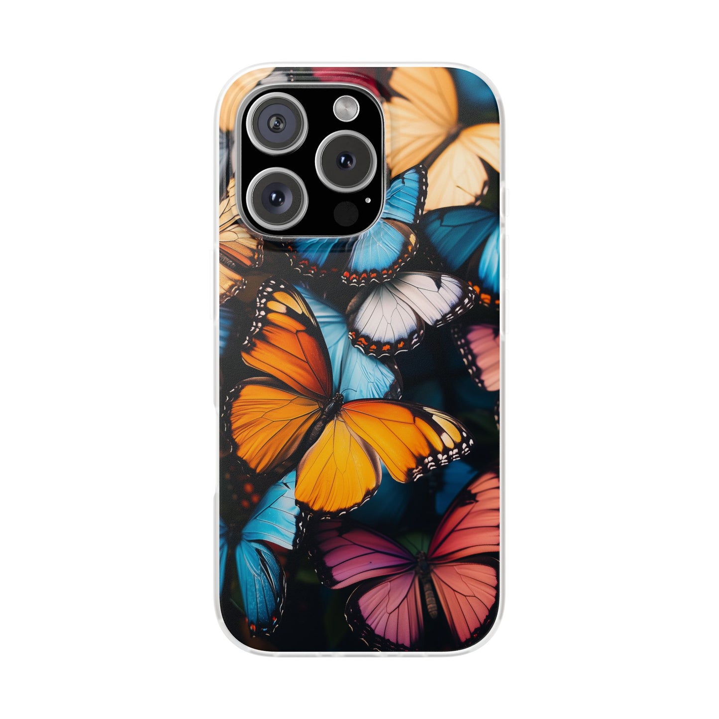 Beautiful Butterfly Phone Case for iPhone and Samsung. Flexi Phone Case, Soft Case