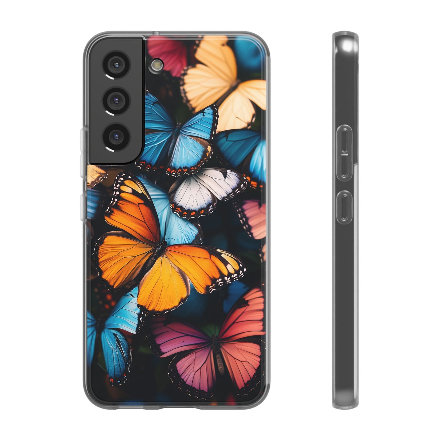 Beautiful Butterfly Phone Case for iPhone and Samsung. Flexi Phone Case, Soft Case