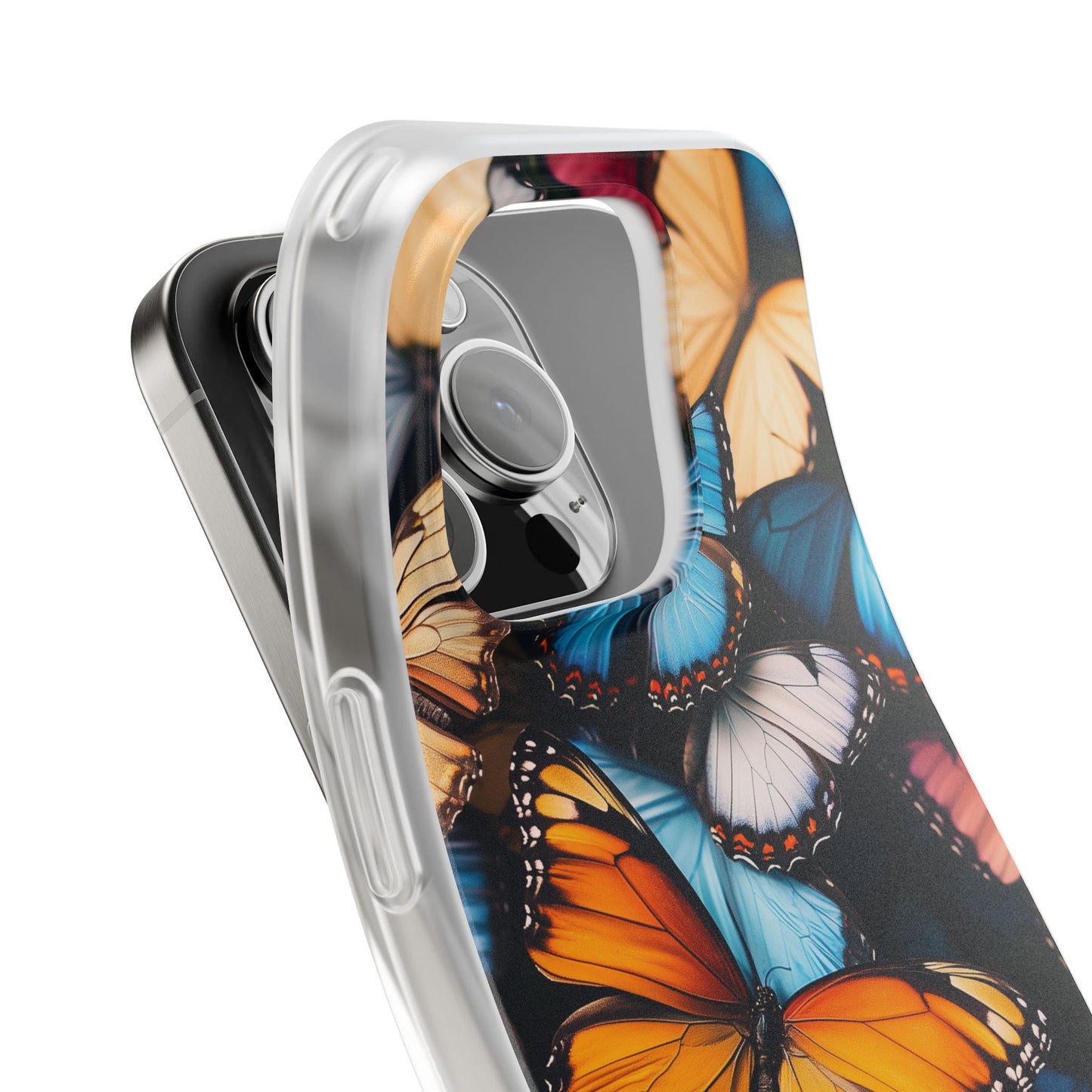 Beautiful Butterfly Phone Case for iPhone and Samsung. Flexi Phone Case, Soft Case